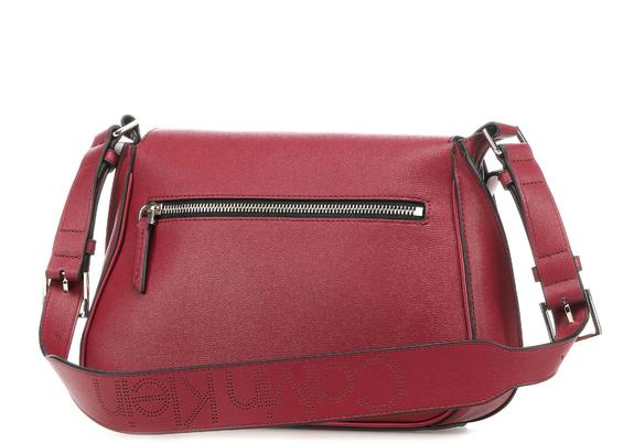 calvin klein punched satchel