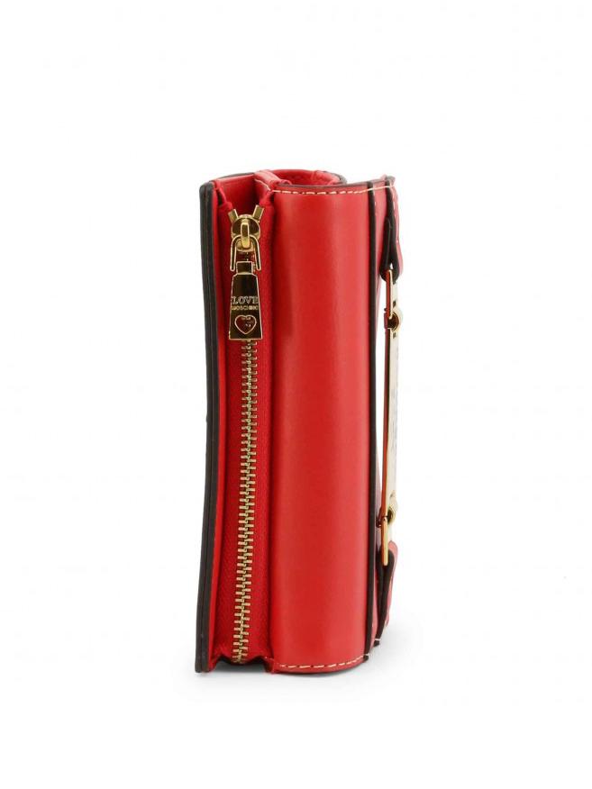 Love Moschino Portafoglio Medio Logo Rosso - Acquista A Prezzi Outlet!