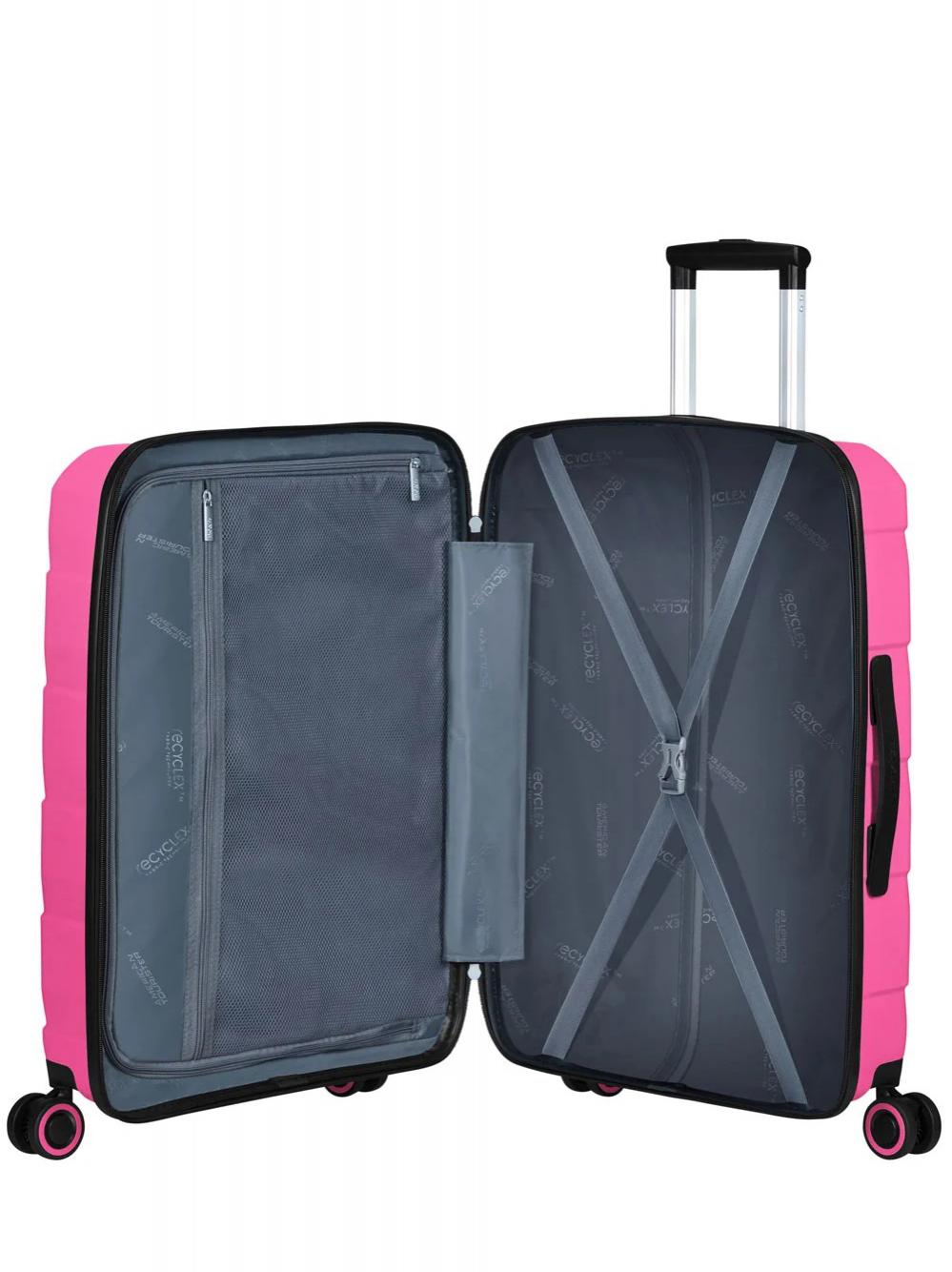 American Tourister Air Acquista A Outlet! Move Ruote Grande Prezzi - 4 Spinner Peace Pink Trolley