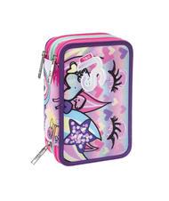 Sjgang Animali Fantasy Astuccio 3 Zip Con Kit Per La Scuola Candy Fuxia -  Acquista A Prezzi Outlet!