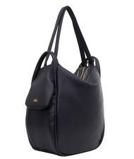 Lesac Francesca Borsa A Spalla Grande In Pelle Dollaro Nero - Acquista A  Prezzi Outlet!